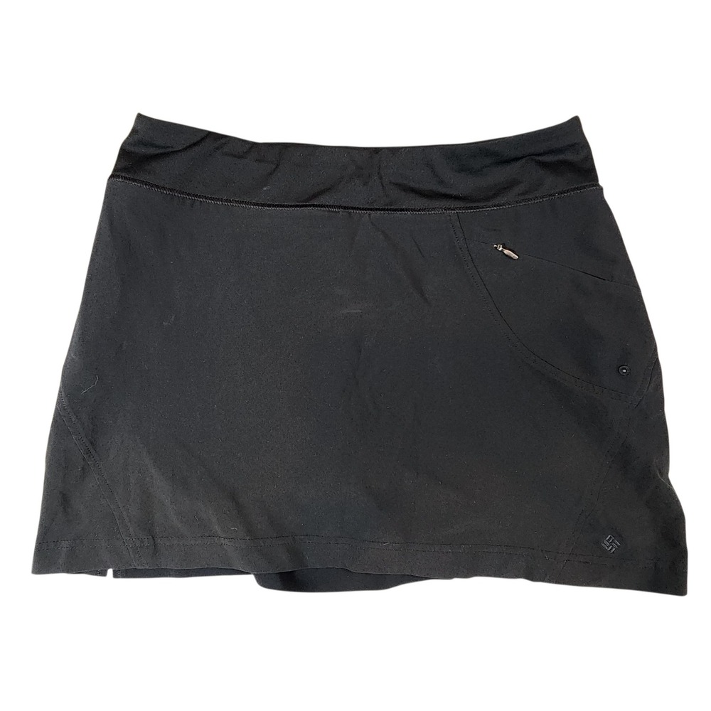 Columbia Skort Women Small Black Omni-Shield Active Hiking Golf AL4577